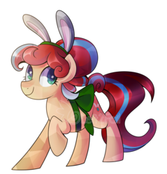 Size: 1500x1568 | Tagged: safe, artist:drawntildawn, oc, oc only, oc:bunny bounce, solo