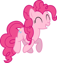 Size: 7000x7624 | Tagged: safe, artist:luckreza8, pinkie pie, earth pony, pony, g4, the crystalling, absurd resolution, eyes closed, female, mare, simple background, solo, transparent background, vector