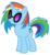 Size: 856x934 | Tagged: safe, artist:blah23z, edit, dj pon-3, rainbow dash, vinyl scratch, g4, female, palette swap, recolor, simple background, solo, transparent background, vector, vinyl's glasses