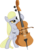 Size: 734x1088 | Tagged: safe, artist:blah23z, edit, derpy hooves, octavia melody, pony, g4, bipedal, cello, female, fusion, hoof hold, musical instrument, palette swap, recolor, simple background, solo, tavified, transparent background, vector