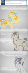 Size: 696x1768 | Tagged: safe, artist:aisu-isme, oc, oc only, oc:dr. x-ray, ask the creepy ponies, parent, younger