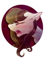 Size: 6000x8000 | Tagged: safe, artist:elskafox, octavia melody, g4, absurd resolution, background pony, crying, eyes closed, female, open mouth, solo