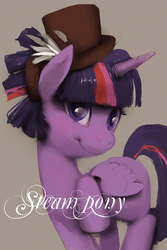 Size: 1280x1920 | Tagged: safe, artist:ciyunhe, twilight sparkle, alicorn, pony, g4, cute, female, hat, looking at you, mare, smiling, solo, twiabetes, twilight sparkle (alicorn)