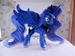 Size: 4000x3000 | Tagged: safe, artist:equestriaplush, princess luna, g4, commission, irl, photo, plushie