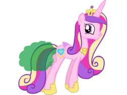 Size: 1031x774 | Tagged: dead source, safe, artist:asctoons, princess cadance, alicorn, pony, g4, butt, fart, fart cloud, female, love wind, lovebutt, mare, plot, solo