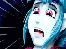 Size: 640x480 | Tagged: safe, artist:ponut_joe, sonata dusk, equestria girls, g4, female, gasp, gif, horrified, non-animated gif, open mouth, reaction image, shocked, solo, taco hell, terrified