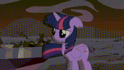 Size: 400x225 | Tagged: safe, artist:ndanimations, spike, starlight glimmer, twilight sparkle, oc, oc:littlepip, alicorn, dragon, pony, unicorn, fallout equestria, g4, the cutie re-mark, abuse, alternate ending, alternate timeline, animated, ashlands timeline, assassination, backpack, barren, bipedal, boom headshot, clothes, death, fallout, fanfic, fanfic art, female, floppy ears, frown, glare, glimmerbuse, glowing horn, good end, grin, gun, head shot, hooves, horn, implied genocide, insanity, jumpsuit, levitation, magic, male, mare, misspelling, open mouth, optical sight, pipbuck, post-apocalyptic, punish the villain, rifle, russian, s.a.t.s., saddle bag, shooting, smiling, smirk, sniper rifle, starlight gets what's coming to her, subtitles, talking, teeth, telekinesis, text, twilight sparkle (alicorn), v.a.t.s., vault suit, wasteland, weapon, what a twist, wide eyes, x eyes, youtube link