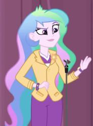 Size: 530x720 | Tagged: safe, screencap, princess celestia, principal celestia, equestria girls, g4, my little pony equestria girls: friendship games, cropped, female, solo