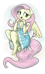 Size: 871x1445 | Tagged: safe, artist:king-kakapo, fluttershy, anthro, unguligrade anthro, g4, arm hooves, bracelet, breasts, chest fluff, cleavage, clothes, dress, ear fluff, female, multiple variants, ribbon, solo, unshorn fetlocks