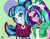 Size: 1016x786 | Tagged: safe, artist:artponymdp, artist:charlottekatte-chan, aria blaze, sonata dusk, equestria girls, g4