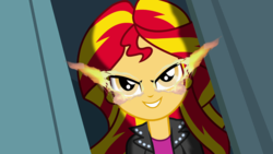 Size: 1920x1080 | Tagged: safe, edit, sunset shimmer, equestria girls, g4, cinder fall, fall maiden, photoshop, rwby