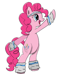 Size: 2000x2000 | Tagged: safe, artist:darelith, pinkie pie, g4, clothes, dancing, disco, female, high res, solo
