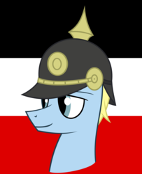 Size: 1864x2297 | Tagged: safe, artist:braziliancitizen, oc, oc only, oc:alexander julius uhrwerk ii, german empire, germaneigh, pickelhaube, solo, world war i