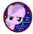 Size: 789x825 | Tagged: safe, diamond tiara, crusaders of the lost mark, g4, campaign button, election, female, solo, student pony president, vote 4 diamond, vote for diamond