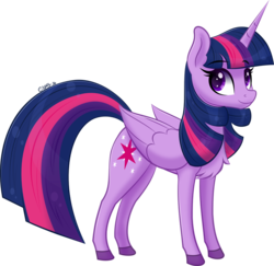Size: 901x875 | Tagged: safe, artist:ctb-36, twilight sparkle, alicorn, pony, g4, chest fluff, female, mare, simple background, solo, transparent background, twilight sparkle (alicorn)