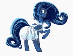 Size: 1221x938 | Tagged: safe, artist:nottex, princess luna, g4, clothes, dress, female, solo