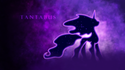 Size: 2560x1440 | Tagged: safe, artist:sgtwaflez, artist:yanoda, tantabus, g4, solo, wallpaper