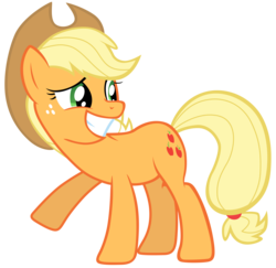 Size: 7200x7000 | Tagged: safe, artist:tardifice, applejack, g4, the crystal empire, absurd resolution, female, photoshop, simple background, smiling, solo, transparent background, vector