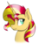 Size: 900x1000 | Tagged: safe, artist:spirit-dude, sunset shimmer, pony, unicorn, g4, bust, colored pupils, female, head, looking up, portrait, profile, simple background, smiling, solo, transparent background