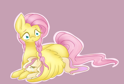 Size: 965x658 | Tagged: safe, artist:kittii-kat, fluttershy, oc, oc:angelique, g4, comforting, crying, fluttermom, hug, magical lesbian spawn, mother and daughter, offspring, parent:fluttershy, parent:rarity, parents:flarity, simple background, winghug