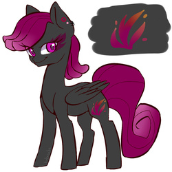 Size: 1024x1024 | Tagged: safe, artist:kokocake, oc, oc only, pegasus, pony, solo