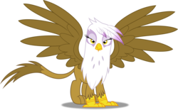 Size: 8083x5000 | Tagged: safe, artist:dashiesparkle edit, edit, vector edit, gilda, griffon, g4, the lost treasure of griffonstone, .svg available, absurd resolution, female, full body, ponyscape, simple background, solo, transparent background, vector