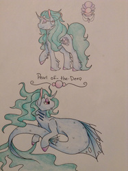 Size: 1280x1712 | Tagged: safe, artist:ice-warden, oc, oc only, merpony, solo, traditional art