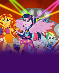 Size: 480x597 | Tagged: safe, rainbow dash, rarity, sunset shimmer, twilight sparkle, equestria girls, g4, my little pony equestria girls: rainbow rocks, ponied up, the rainbooms, twilight sparkle (alicorn)