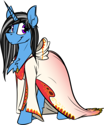 Size: 2216x2673 | Tagged: safe, artist:ralek, oc, oc only, oc:silver lining, pony, unicorn, clothes, high res, hooded robe