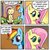 Size: 2000x2000 | Tagged: safe, artist:plotcore, fluttershy, rainbow dash, pegasus, pony, g4, colored pupils, comfort eating, comic, depressed, depression, empty eyes, female, food, high res, ice cream, implied depression, mare, meme, no catchlights, ponified, realization, relatable, sad, skullgirls, sudden realization, thousand yard stare