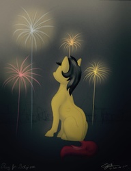 Size: 1536x2002 | Tagged: safe, artist:perle-de-suie, pony, belgium, fireworks, nation ponies, ponified, solo