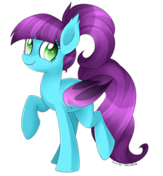 Size: 2142x2316 | Tagged: safe, artist:scarlet-spectrum, oc, oc only, oc:high pitch, bat pony, pony, high res, simple background, solo, transparent background