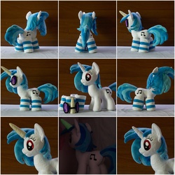 Size: 3988x3988 | Tagged: safe, artist:egalgay, dj pon-3, vinyl scratch, g4, handmade, high res, irl, photo, plushie, solo