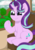 Size: 1048x1501 | Tagged: safe, artist:ljdamz1119, starlight glimmer, g4, season 6, female, new hairstyle, sitting, solo