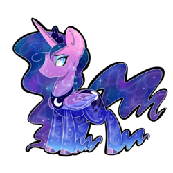 Size: 1600x1600 | Tagged: safe, artist:pvrii, princess luna, g4, female, simple background, snowglobe pony, solo, toy, transparent background