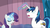 Size: 1657x929 | Tagged: safe, screencap, rarity, shining armor, g4, my little pony: friendship is magic, the crystalling, brushing, cracked armor, discovery family logo, magic, telekinesis