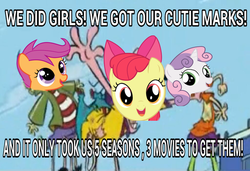 Size: 680x466 | Tagged: safe, apple bloom, scootaloo, sweetie belle, crusaders of the lost mark, g4, cutie eds crusaders, cutie mark, cutie mark crusaders, ed edd n eddy, ed edd n eddy's big picture show