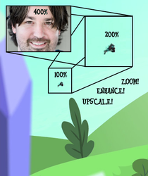 Size: 380x452 | Tagged: safe, screencap, thorax, changeling, g4, my little pony: friendship is magic, the crystalling, exploitable meme, m.a. larson, meme, thanks m.a. larson, zoom enhance upscale