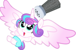 Size: 1105x722 | Tagged: safe, princess flurry heart, g4, the crystalling, abuse, child abuse, female, flurrybuse, foal abuse, food, op wants to watch the world burn, pepper, solo, this will end in property damage, xk-class end-of-the-world scenario