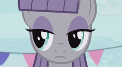 Size: 639x355 | Tagged: safe, screencap, maud pie, earth pony, pony, g4, season 6, the gift of the maud pie, animated, close-up, female, gif, mare, solo