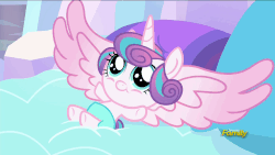 Size: 1920x1080 | Tagged: safe, screencap, princess flurry heart, g4, the crystalling, animated, baby, diaper, discovery family logo, female, loop, solo