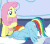 Size: 724x640 | Tagged: safe, screencap, fluttershy, rainbow dash, g4, the crystalling, animated, female, pet, petting