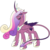 Size: 800x800 | Tagged: safe, artist:wiggles, princess cadance, ask king sombra, g4, curved horn, dark magic, female, horn, leonine tail, magic, nightmare cadance, nightmarified, possessed, simple background, slit pupils, solo, transparent background