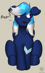 Size: 3500x5663 | Tagged: safe, artist:melodicstream, oc, oc only, oc:noxy, pegasus, pony, behaving like a cat, cute, sitting, solo