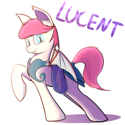 Size: 1000x1000 | Tagged: safe, artist:cheshiresdesires, oc, oc only, oc:lucent, bat pony, pony, armor, solo
