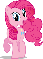 Size: 2645x3619 | Tagged: safe, artist:drewdini, edit, pinkie pie, rarity, g4, alternate hairstyle, cute, diapinkes, fabulous, female, mane swap, palette swap, rarity hair, recolor, simple background, solo, transparent background, vector