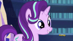 Size: 500x281 | Tagged: safe, screencap, starlight glimmer, twilight sparkle, alicorn, pony, g4, the crystalling, animated, anxiety, anxious, discovery family logo, female, hyperventilating, mare, panic attack, ptsd glimmer, subtitles, twilight sparkle (alicorn)