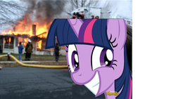 Size: 1280x720 | Tagged: safe, edit, screencap, twilight sparkle, g4, burn, meme