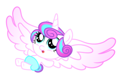 Size: 6900x4500 | Tagged: safe, artist:ponyhd, princess flurry heart, g4, the crystalling, absurd resolution, baby, diaper, female, simple background, solo, transparent background, vector