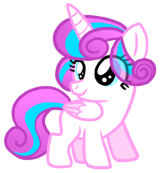 Size: 390x423 | Tagged: safe, artist:heartinarosebud, princess flurry heart, g4, the crystalling, female, solo